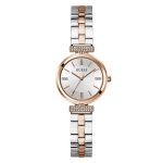 Guess Ladies 2-TONE Rose Gold Tone Analog Watch