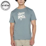 Jeep Men Fashion Print Graphic Tee - Tarmac - 5XL