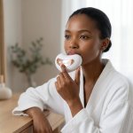 Electric Lip Plumper And Eye Massager Device