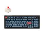 V5 Max Pro 1800-LAYOUT Wireless Mechanical Keyboard Gateron Red Switches