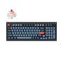 V5 Max Pro 1800-LAYOUT Wireless Mechanical Keyboard Gateron Red Switches