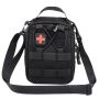 Outdoor Survival Tactical Molle Utility Edc Tool Waist Pack - Black