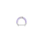 Seimia Single Earring Sterling Silver Lilac Enamel