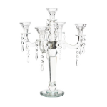 Crystal 5 Arm Candelabra 42 Cm