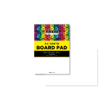A4 Board Pad 160G 20 Sheet White