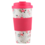 Pink With Roses Double Wall Travel Mug 450ML