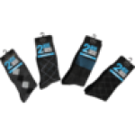 Mens Plain & Print Socks 2-PACK Assorted Sizes - Single Pair