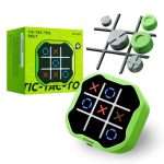 Giiker Electronic Tic Tac Toe Bolt Game 4-IN-1 Handheld Brain Teaser Game For Kids Ages 6+ Portable Travel Game For Car Rides Fa