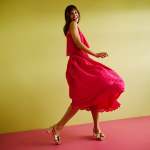 Scallop Skirt - Fuchsia Anglaise - 38 Xlarge