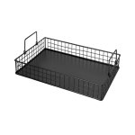 Regent Kitchen Vintage Tray With Steel Mesh Sides And Handles P.c. Black