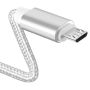 Nylon Braided Usb-c To Micro-usb Charging Cable 1