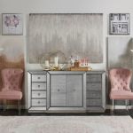 Studded Sideboard Of 8 Drawer 2 Doors