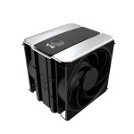 Cooler Master V4 Alpha 3DHP Black Cpu Air Cooler With Conventional Two Heatpipe 2X Pre-installed Mobius 120MM Ring Blade Fan And