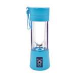 Smte Portable Smoothie Blender Juicer Food Processor USB Rechargeable Blue With Keychain
