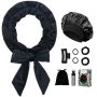 Gwabee No Heat Hair Curlers To Sleep In Overnight Curls Headband 70" Long Soft Hair Curler No Heat Curling Headband Ribbon Curl Wrap For