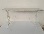 Off-white Metal Table Server 76X152X53CM