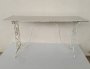 Off-white Metal Table Server 76X152X53CM