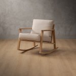 Arabella Fabric Rocking Chair Oak