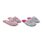 Ladies Heart Slippers Size 3 - 8 Colour May Vary