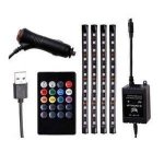 Rgb LED Car Interior Ambient Lights – Music Control Multiple Modes
