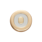Goldair Gold Letter O Jibbitz - Multi Osfa