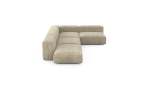 Four Module Corner Sofa - Cord Velours - Sand - 220CM X 346CM