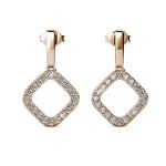 DESTINY Aria Earring With Swarovski Crystals - Rose