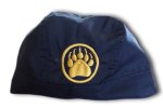 Bandana - Gold Monogram Tie Back Navy