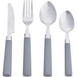16 Pcs Cutlery Tube Set Grey