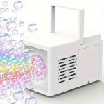 Portable Bubble Blower Machine For Weddings Birthdays & Parties - Durable Plastic Outdoor Fun Toy