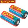 CR123A 3V Lithium Battery X2 Per Card Moq 6
