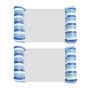 2-PACK Inflatable Pool Float 4 In 1 Multifunctional Lounger Water Hammock