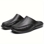 Men's Comfortable Slip On Low Top Working Shoes Breathable Non-slip Lightweight Shoes For Kitchen Hotel