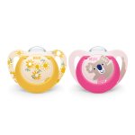 Nuk Soother Silicone Genius Girl 2 Pack - Size 2