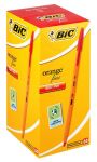 BIC Orange Fine Ball Point Pen - Red Box Of 60 Barcoded Pens