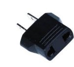 2 Pin American Male - S.a 2 Pin Female - American - S.a Adapter