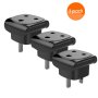 South Africa Female To British / UK Male Type G To Type M Travel Adapter - 3 Pack