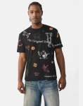 Western Doodle T-Shirt Black - XXL Black