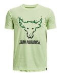 Boys' Project Rock Brahman Short Sleeve - Phosphor Green Ymd