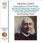 Franz Liszt: Transcriptions Of Vocal Works Cd