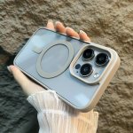 Luxury Clear Ultra Thin Magnetic Acrylic Phone Case For Iphone 15 14 13 12 11 Pro Max Transparent Men Women Magnetic Wireless Ch