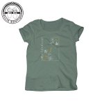 Ladies Floral Dreams Tee - Pistachio - 2XL