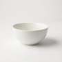- Embossed Lines Cereal Bowl Choose From 5 Colours - Cream White