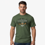 Kakiebos Mens Vuurwerke Tee - Moss - 5XL