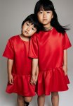 Satin Dress - Red