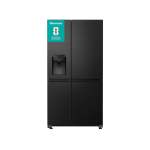 Hisense 601LT Side By Side Refrigerator Black