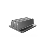 Aluminum Dual Slot Vertical Laptop Stand Adjustable For All Macbook Models