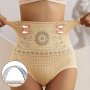 1pc Women Body Shaper High Waist Abdomen Shapewear Tummy Control Seamless Postpartum Belly Panties Plus Size Briefs Girdle Underwear