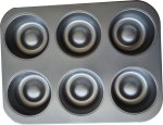 Flan Pan Doughnut Tray For Cake Decorating - Baking Tool Steel Baking Tools Kitchen Tool Set