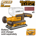 20V Ps+ C l Finishing Sander + 5PCS Sheets No B c